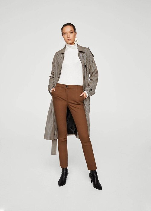 Pantalón pitillo algodón