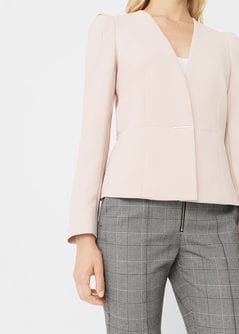 Americana cierre metálico